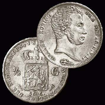 1/2 Gulden 1822U a